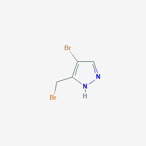 4-Bromo-5-(bromomethyl)-1h-pyrazole