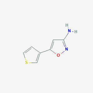 5-(Thiophen-3-yl)isoxazol-3-amine