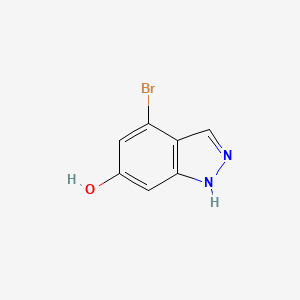 molecular formula C7H5BrN2O B1532206 4-Bromo-1H-indazol-6-ol CAS No. 885518-75-2