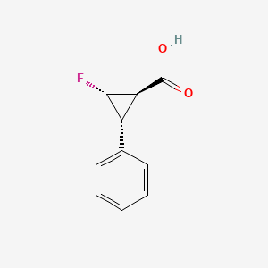 rac-(1R,2S,3R)-2-fluoro-3-phenylcyclopropane-1-carboxylicacid