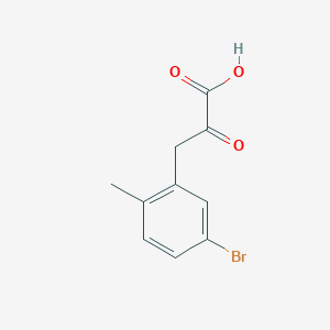 3-(5-Bromo-2-methylphenyl)-2-oxopropanoic acid