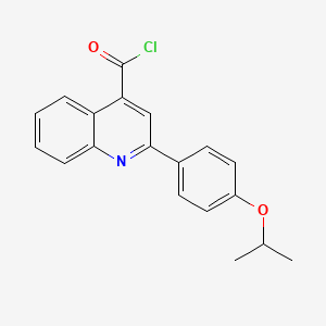 molecular formula C19H16ClNO2 B1532214 2-(4-Isopropoxyphenyl)quinoline-4-carbonyl chloride CAS No. 1160264-81-2