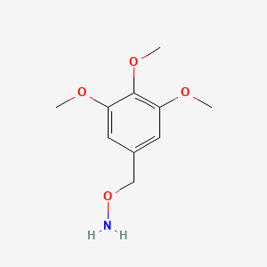 molecular formula C10H15NO4 B15322173 O-[(3,4,5-trimethoxyphenyl)methyl]hydroxylamine CAS No. 1782-41-8