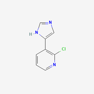 2-chloro-3-(1H-imidazol-4-yl)pyridine