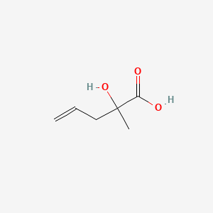 molecular formula C6H10O3 B15322259 2-Hydroxy-2-methylpent-4-enoicacid 