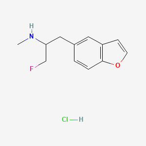 [1-(1-Benzofuran-5-yl)-3-fluoropropan-2-yl](methyl)aminehydrochloride