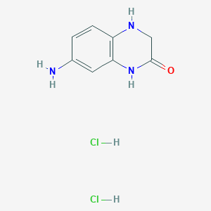 7-Amino-3,4-dihydroquinoxalin-2(1H)-one dihydrochloride