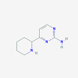 4-(Piperidin-2-YL)pyrimidin-2-amine