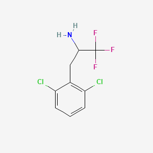 3-(2,6-Dichlorophenyl)-1,1,1-trifluoropropan-2-amine