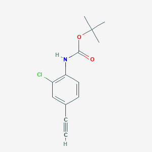 tert-Butyl (2-chloro-4-ethynylphenyl)carbamate