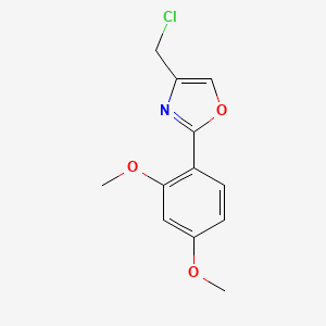 4-(Chloromethyl)-2-(2,4-dimethoxyphenyl)-1,3-oxazole