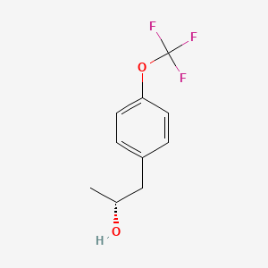 molecular formula C10H11F3O2 B15322424 (R)-1-(4-(Trifluoromethoxy)phenyl)propan-2-ol 