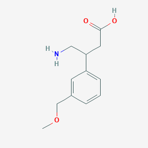 4-Amino-3-(3-(methoxymethyl)phenyl)butanoic acid