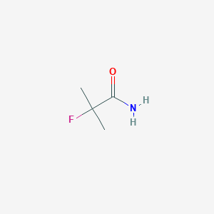 molecular formula C4H8FNO B1532247 2-氟-2-甲基丙酰胺 CAS No. 1263376-90-4