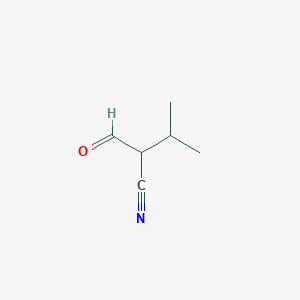 molecular formula C6H9NO B1532248 2-甲酰-3-甲基丁腈 CAS No. 771510-15-7