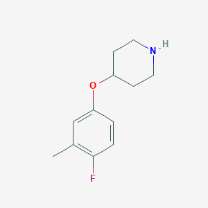 4-(4-Fluoro-3-methylphenoxy)piperidine