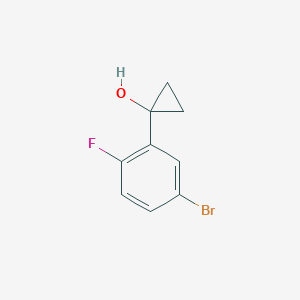 1-(5-Bromo-2-fluorophenyl)cyclopropan-1-ol