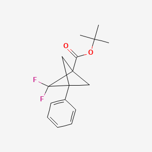 Tert-butyl 2,2-difluoro-3-phenylbicyclo[1.1.1]pentane-1-carboxylate