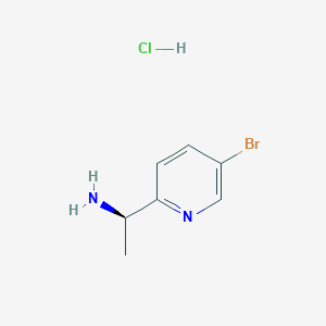 molecular formula C7H10BrClN2 B1532253 (S)-1-(5-溴-吡啶-2-基)-乙胺盐酸盐 CAS No. 953780-70-6
