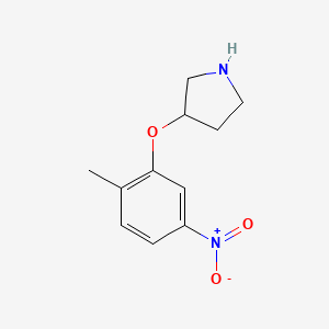 3-(2-Methyl-5-nitrophenoxy)pyrrolidine