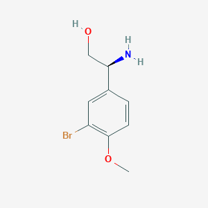 (S)-2-Amino-2-(3-bromo-4-methoxyphenyl)ethan-1-ol