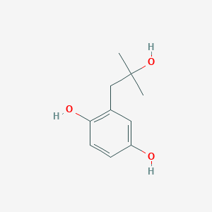 2-(2-Hydroxy-2-methylpropyl)benzene-1,4-diol