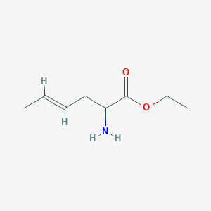 molecular formula C8H15NO2 B1532262 2-氨基己-4-烯酸乙酯 CAS No. 1344886-19-6