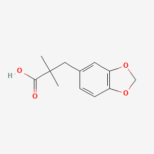 3-(1,3-Benzodioxol-5-yl)-2,2-dimethylpropanoic acid