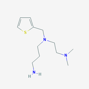 molecular formula C12H23N3S B1532263 N-[2-(二甲氨基)乙基]-N-(2-噻吩基甲基)丙烷-1,3-二胺 CAS No. 1243075-23-1