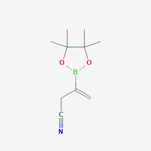 3-(4,4,5,5-Tetramethyl-1,3,2-dioxaborolan-2-yl)but-3-enenitrile