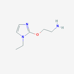 2-((1-Ethyl-1h-imidazol-2-yl)oxy)ethan-1-amine