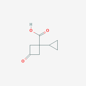 1-Cyclopropyl-3-oxocyclobutane-1-carboxylicacid