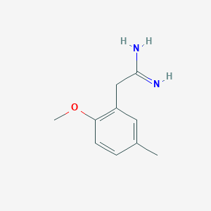 2-(2-Methoxy-5-methylphenyl)acetimidamide