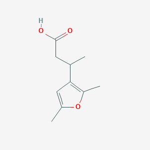 3-(2,5-Dimethylfuran-3-yl)butanoic acid