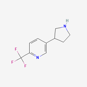 5-(Pyrrolidin-3-YL)-2-(trifluoromethyl)pyridine