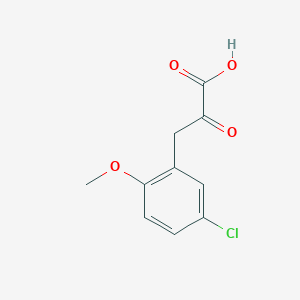 3-(5-Chloro-2-methoxyphenyl)-2-oxopropanoic acid