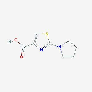 molecular formula C8H10N2O2S B1532279 2-(Pyrrolidin-1-yl)thiazole-4-carboxylic acid CAS No. 921076-45-1