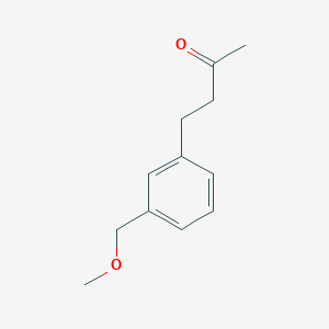 molecular formula C12H16O2 B15322796 4-(3-(Methoxymethyl)phenyl)butan-2-one 