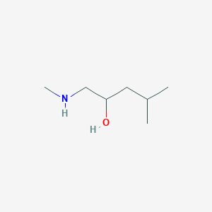 4-Methyl-1-(methylamino)pentan-2-ol