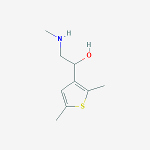 1-(2,5-Dimethylthiophen-3-yl)-2-(methylamino)ethan-1-ol