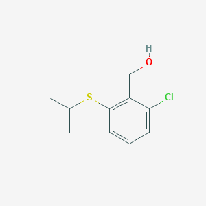 (2-Chloro-6-(isopropylthio)phenyl)methanol