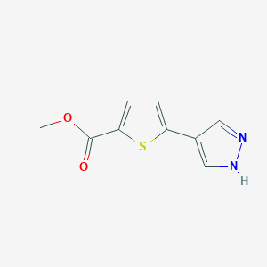 methyl 5-(1H-pyrazol-4-yl)thiophene-2-carboxylate