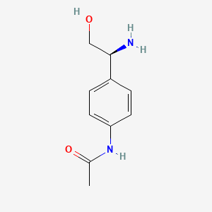 (S)-N-(4-(1-Amino-2-hydroxyethyl)phenyl)acetamide