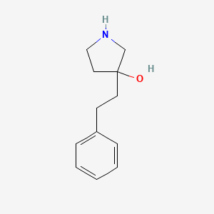 3-Phenethylpyrrolidin-3-ol