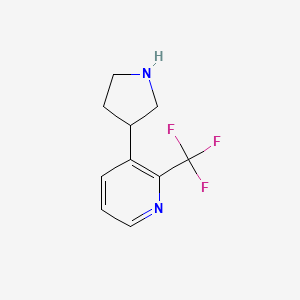 3-(Pyrrolidin-3-yl)-2-(trifluoromethyl)pyridine