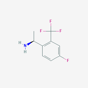 (S)-1-(4-Fluoro-2-(trifluoromethyl)phenyl)ethanamine