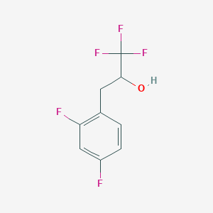 3-(2,4-Difluorophenyl)-1,1,1-trifluoropropan-2-ol