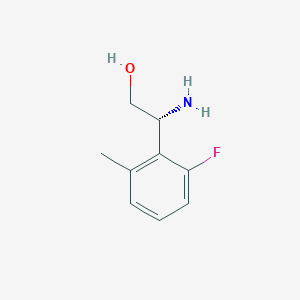 (2r)-2-Amino-2-(2-fluoro-6-methylphenyl)ethan-1-ol