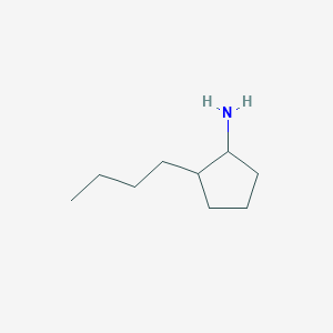 molecular formula C9H19N B1532306 2-Butylcyclopentan-1-amine CAS No. 1249334-28-8