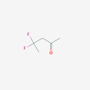 molecular formula C5H8F2O B15323066 4,4-Difluoro-2-pentanone 